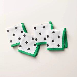 FINAL ONE!!! ($15) KSNY 4ct Polka Dot Cloth Napkins